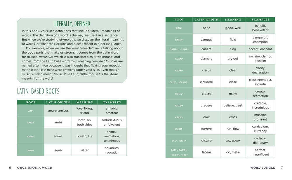 Once Upon a Word: A Word-Origin Dictionary for Kids―Building Vocabulary Through Etymology, Definitions & Stories