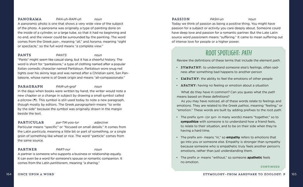Once Upon a Word: A Word-Origin Dictionary for Kids―Building Vocabulary Through Etymology, Definitions & Stories