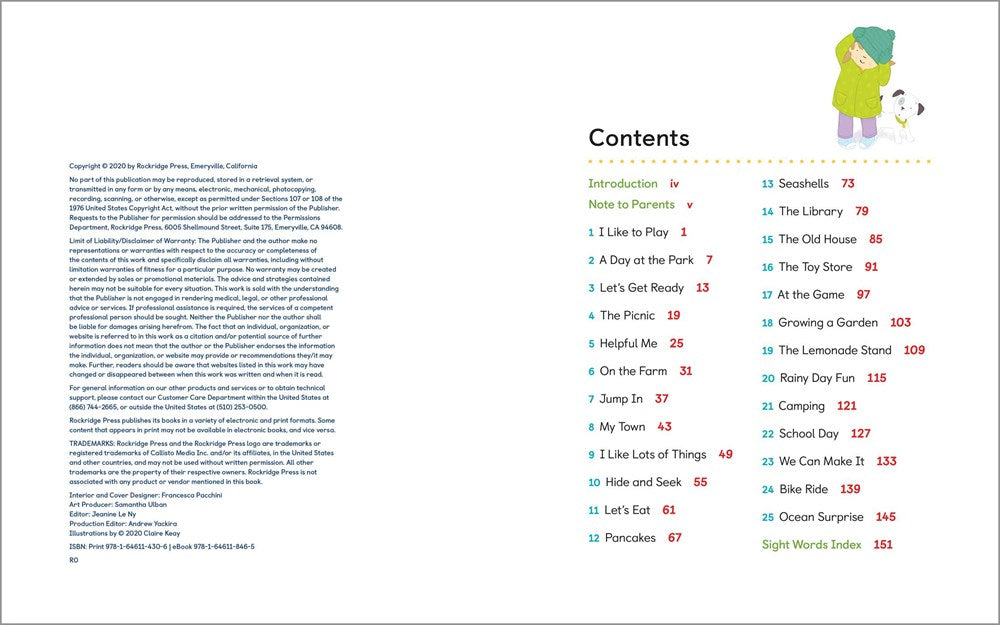 Learn to Read: Sight Words Storybook