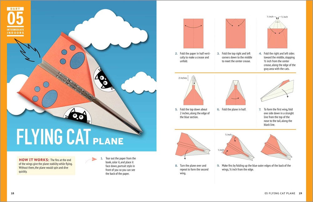 The Awesome Paper Airplane Book for Kids: Creative Designs and Fun Tear-Out Projects