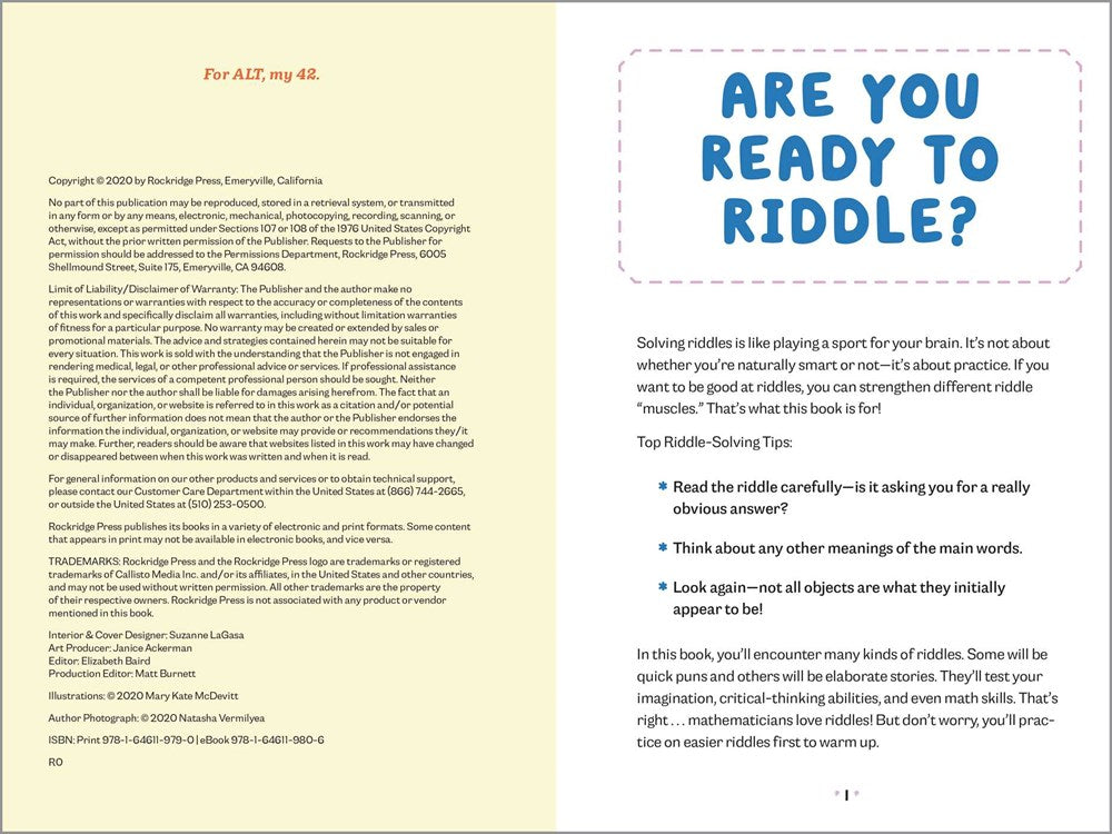 The Challenging Riddle Book for Kids: Fun Brain-Busters for Ages 9-12