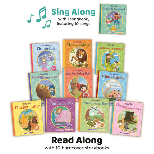 Fairy Tales Take Along Storyteller: Interactive Electronic Music Player/Reader with 11 follow-along books (Children's Interactive Story and Song Carry Along Player With Books)