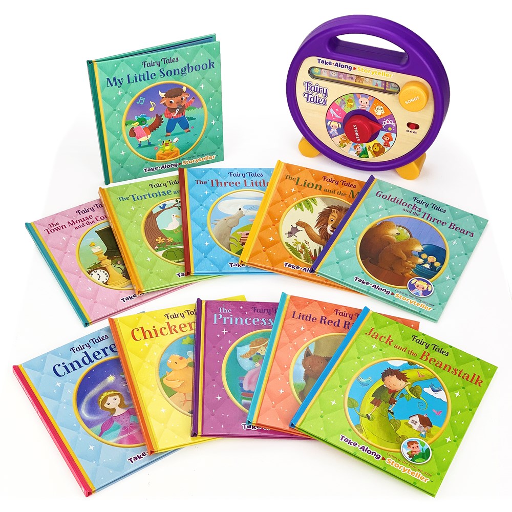 Fairy Tales Take Along Storyteller: Interactive Electronic Music Player/Reader with 11 follow-along books (Children's Interactive Story and Song Carry Along Player With Books)
