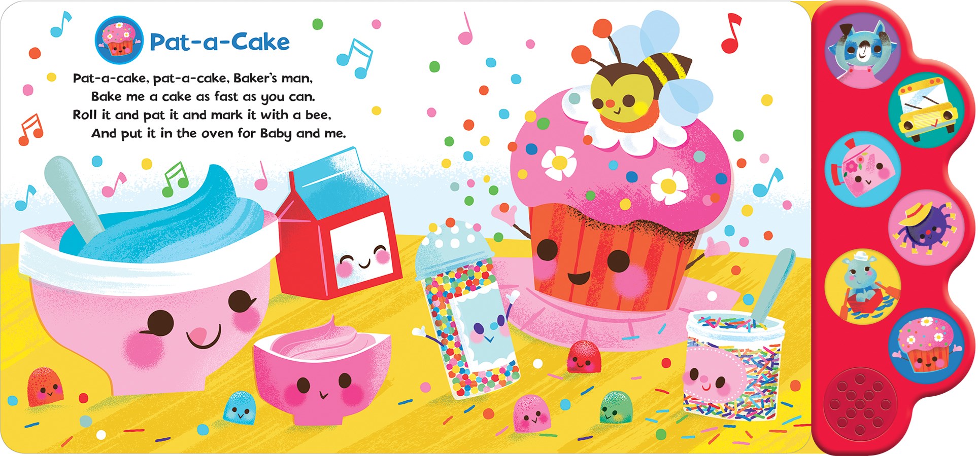 Playtime Songs - Interactive Children's Song Book with 6 Sing-Along Tunes