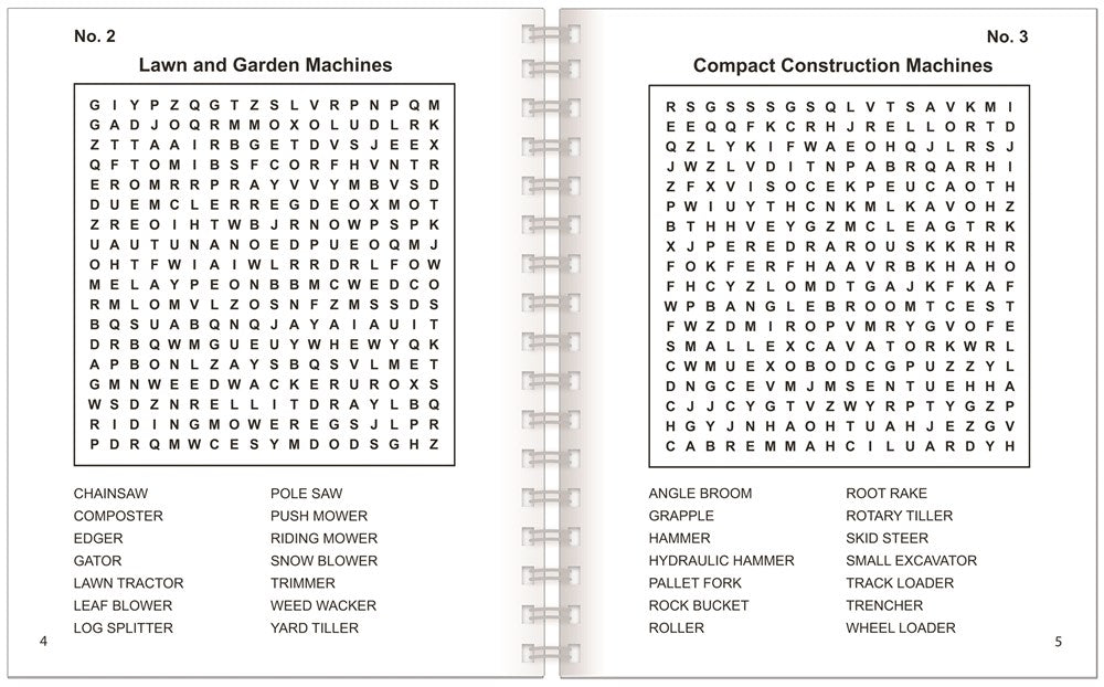 John Deere Word Search