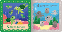 Tuffy Counting Colors in the Sea Book - Washable, Chewable, Unrippable Pages With Hole For Stroller Or Toy Ring, Teether Tough (A Tuffy Book)