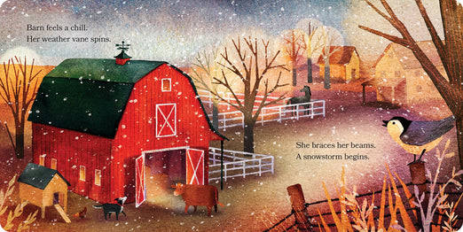 Barn in Winter: Safe and Warm on the Farm - A Beautiful Story of Togetherness, Safety and Love (Barn Seasonal Series) (Barn All Year)