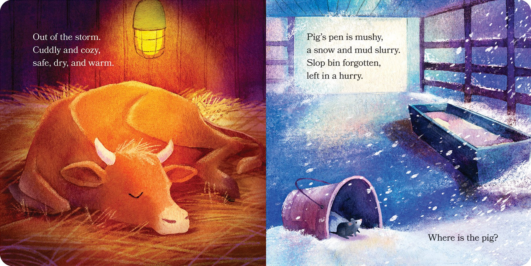 Barn in Winter: Safe and Warm on the Farm - A Beautiful Story of Togetherness, Safety and Love (Barn Seasonal Series) (Barn All Year)