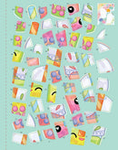 Too Cute! A Sticker by Number Kids Activity Book for Kids: Kawaii-Inspired Stickers, Pull-Out Pages and 900 Stickers