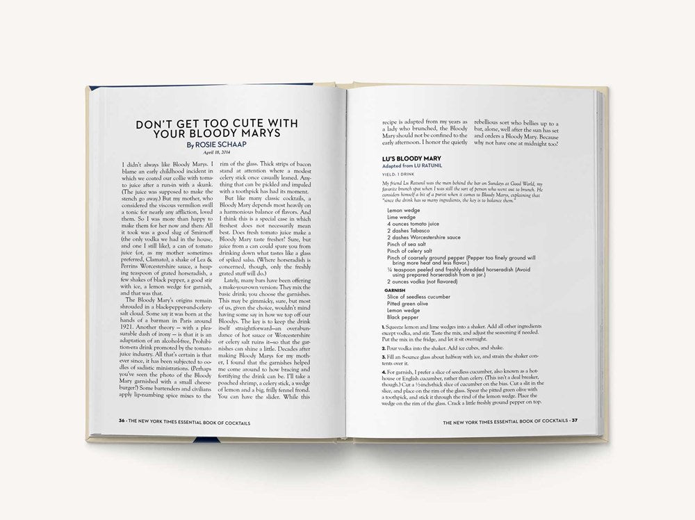 The New York Times Essential Book of Cocktails (Second Edition)