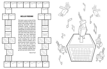 The Official Minecraft Coloring Adventures Book: Create, Explore, Color!: For Young Artists and Kids 5-10 (Gaming)