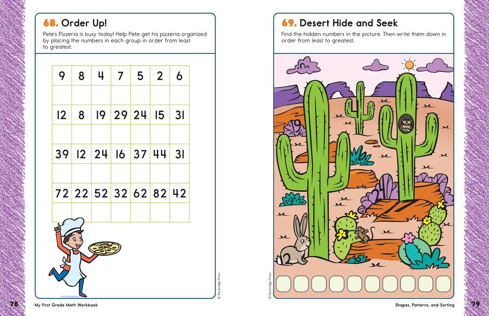 My First Grade Math Workbook: 101 Games & Activities to Support First Grade Math Skills