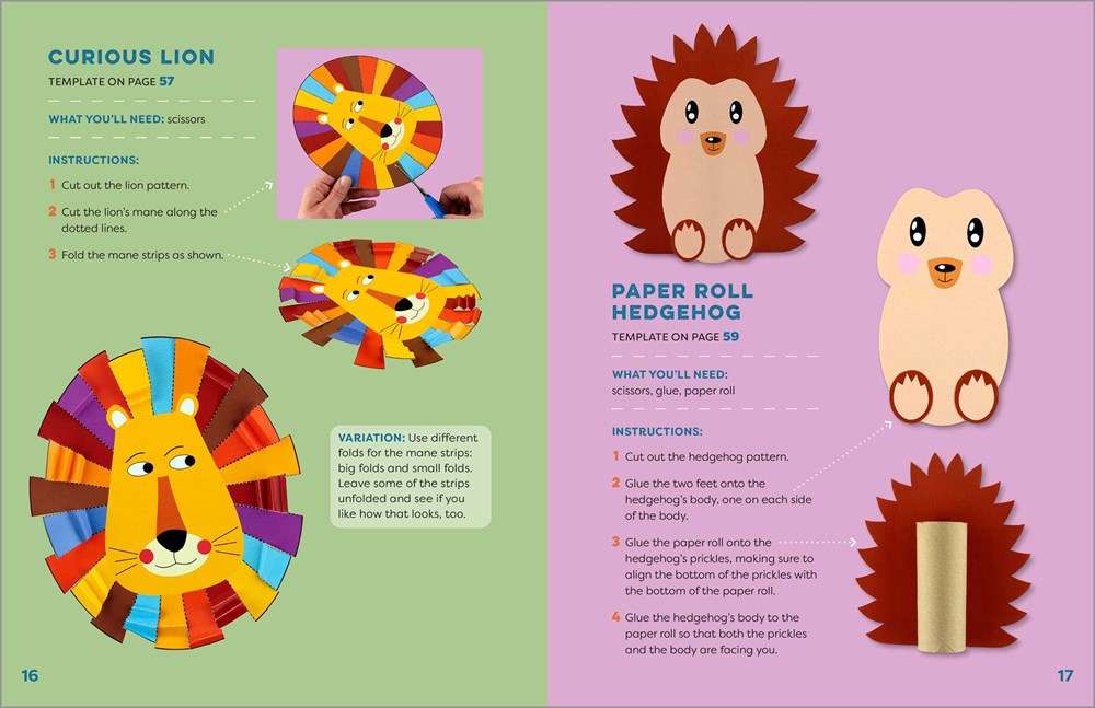 Paper Crafts for Kids: 25 Cut-Out Activities for Kids Ages 4-8