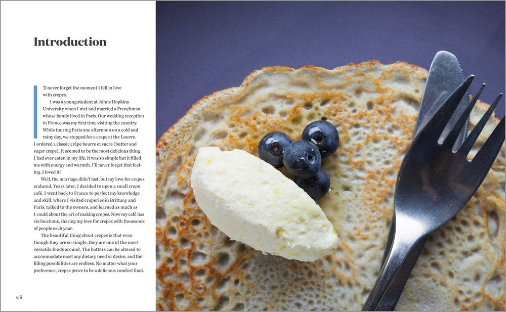 The Crepe Recipe Book for Beginners: 60+ Sweet and Savory Crepes