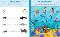 Preschool Activity Book Ocean Animals: 75 Games to Learn Letters, Numbers, Colors, and Shapes (School Skills Activity Books)