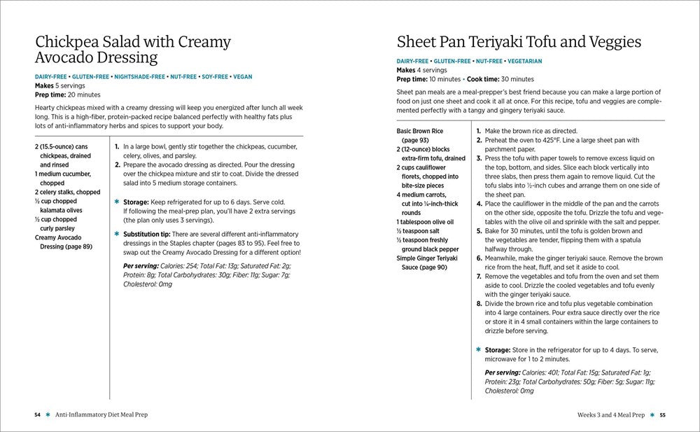 Anti-Inflammatory Diet Meal Prep
