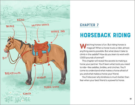 All About Horses: A Kid's Guide to Breeds, Care, Riding, and More!