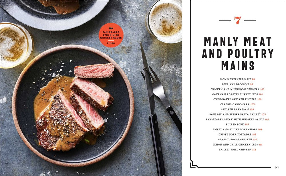 The 5-Ingredient Cookbook for Men: 115 Recipes for Men with Big Appetites and Little Time