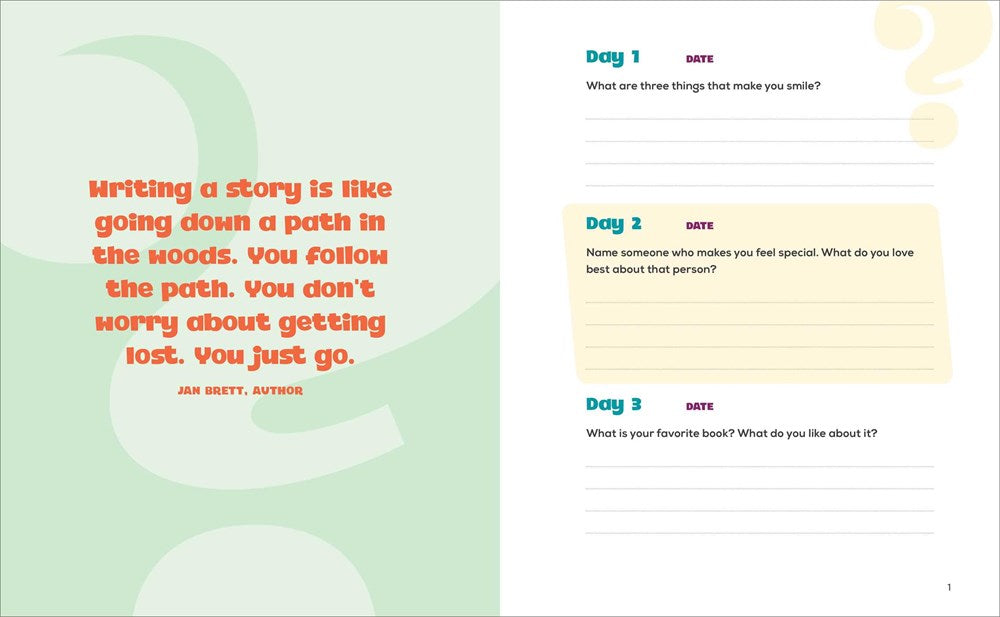 Question a Day Journal for Kids: 365 Days to Capture Memories and Express Yourself