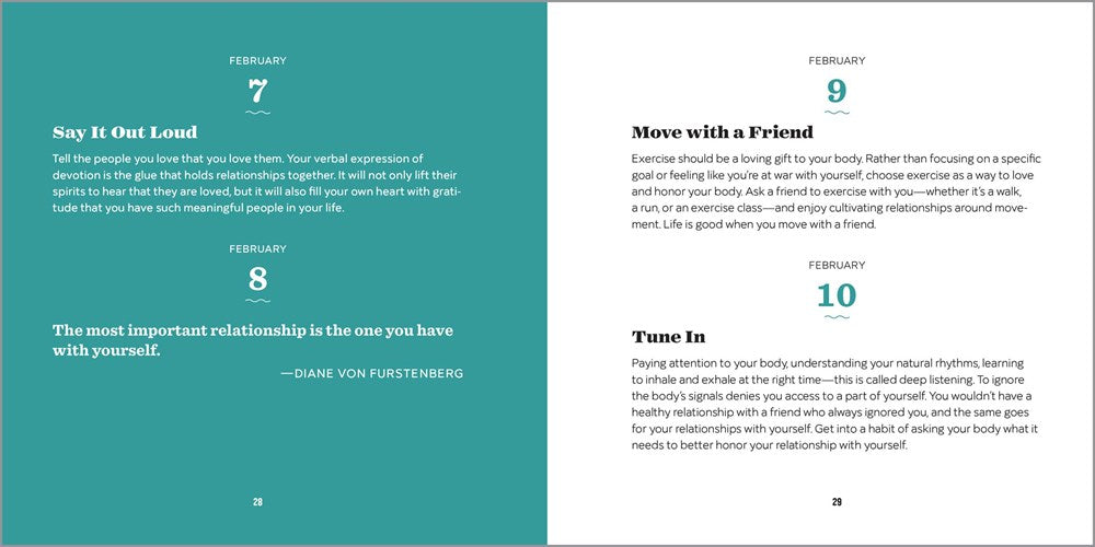 A Year of Self-Care: Daily Practices and Inspiration for Caring for Yourself (A Year of Daily Reflections)