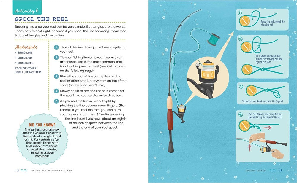 Fishing Activity Book for Kids: 50 Creative Projects to Inspire Curious Anglers (Exploring for Kids Activity Books and Journals)