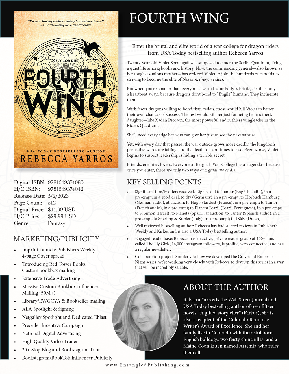 Fourth Wing (Standard Edition) (The Empyrean, 1)