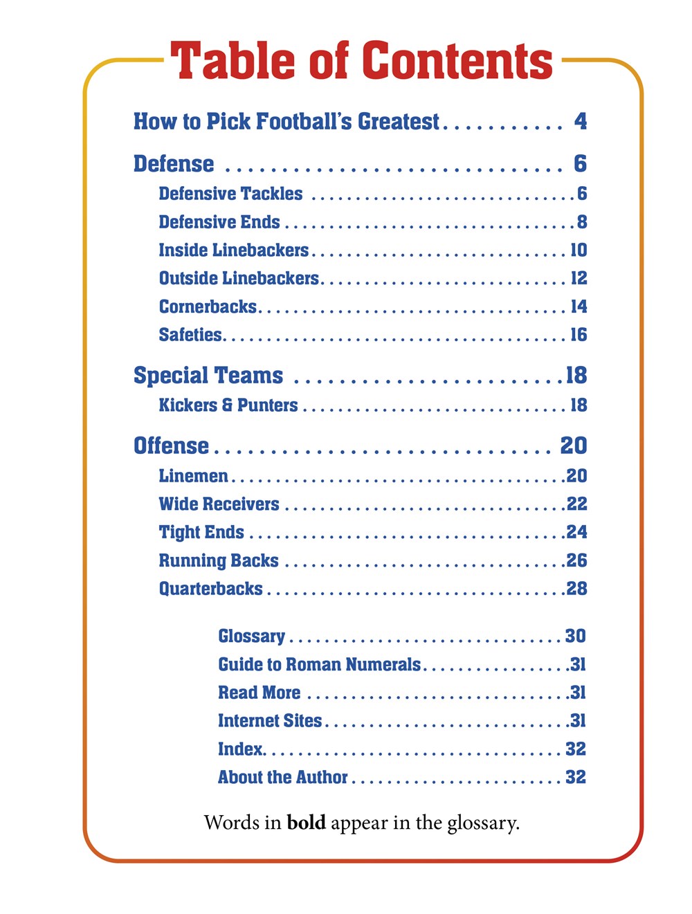 Football GOATs: The Greatest Athletes of All Time (Sports Illustrated Kids: GOATs)