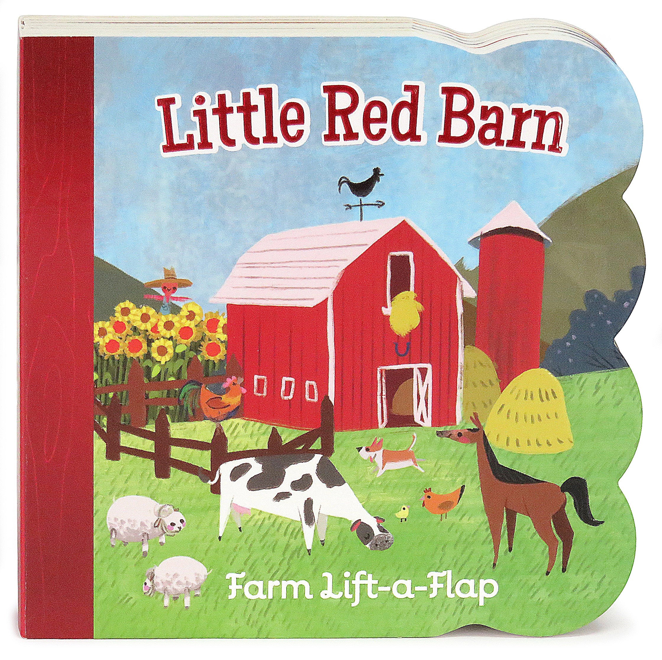 Little Red Barn: Chunky Lift a Flap Board Book