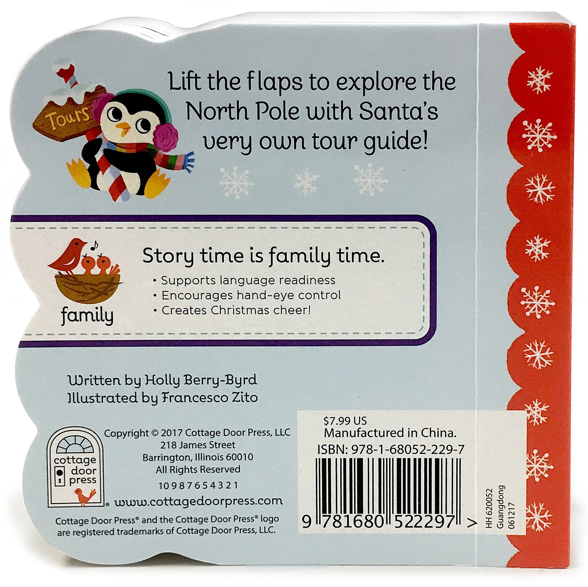 Santa's Workshop: A Christmas Lift-a-Flap Board Book for Babies and Toddlers