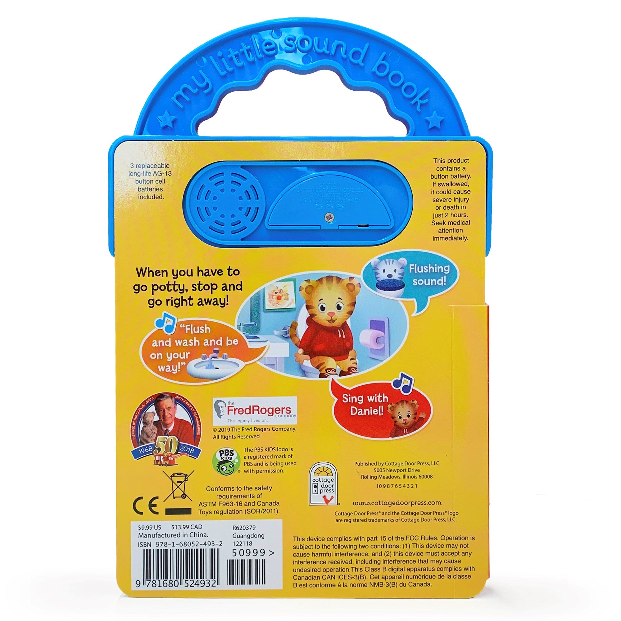 Daniel Tiger's Potty Time! Children's Toilet Training Sound Book for Daniel Tiger Fans