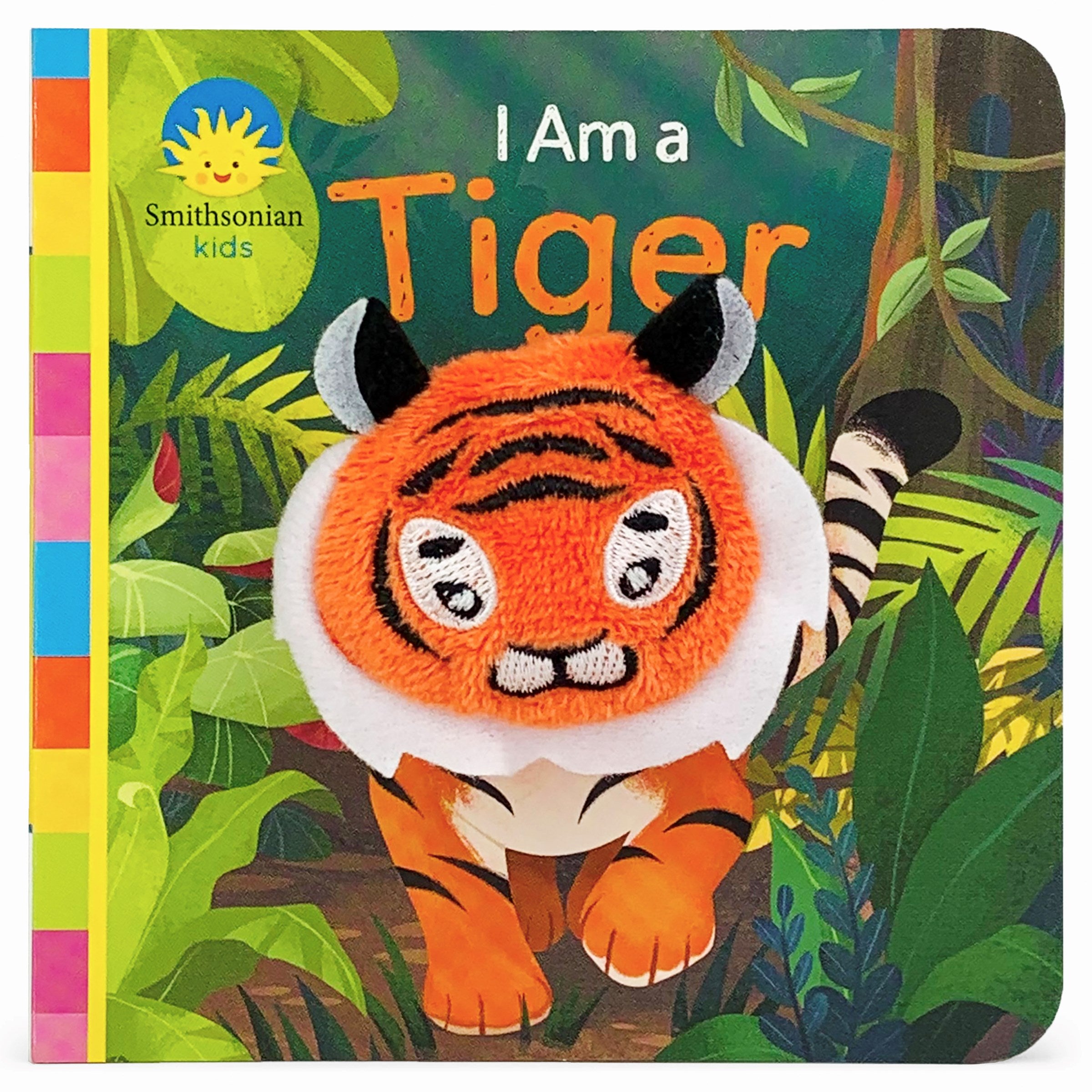 Smithsonian Kids I Am a Tiger: Finger Puppet Book