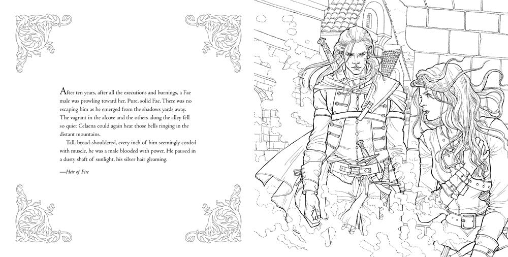 The Throne of Glass Coloring Book