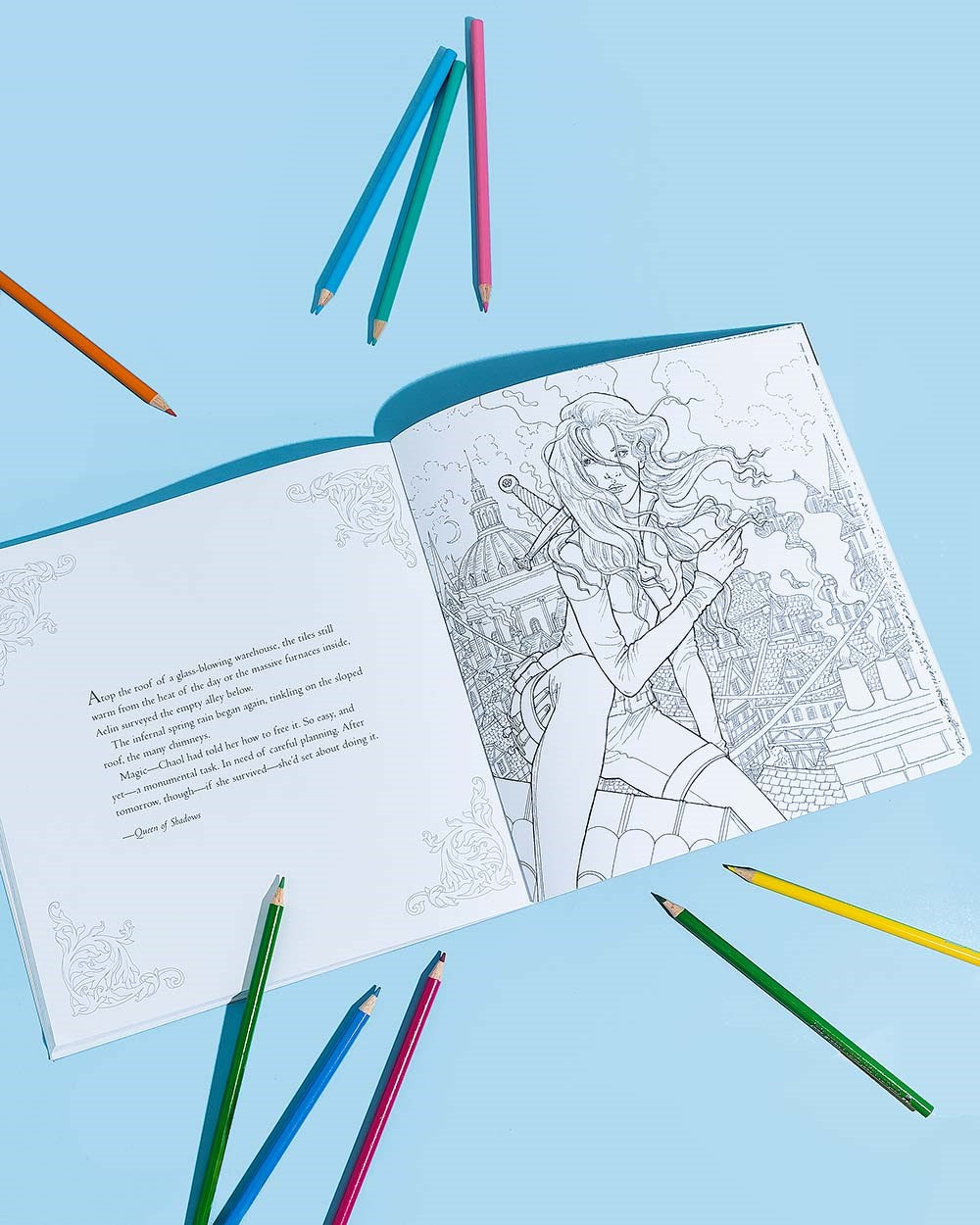 The Throne of Glass Coloring Book