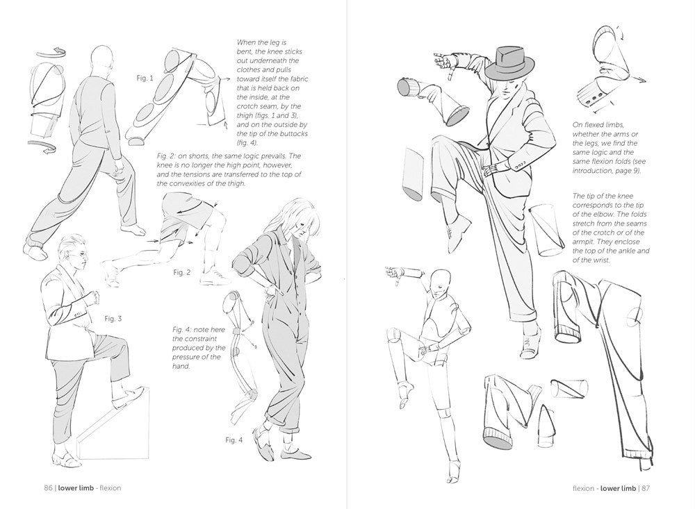 Morpho: Clothing Folds and Creases: Anatomy for Artists (Morpho Anatomy for Artists, 8)
