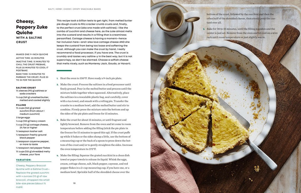 Salty, Cheesy, Herby, Crispy Snackable Bakes: 100 Easy-Peasy, Savory Recipes for 24/7 Deliciousness