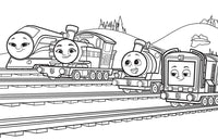 Thomas & Friends: Giant Coloring Book
