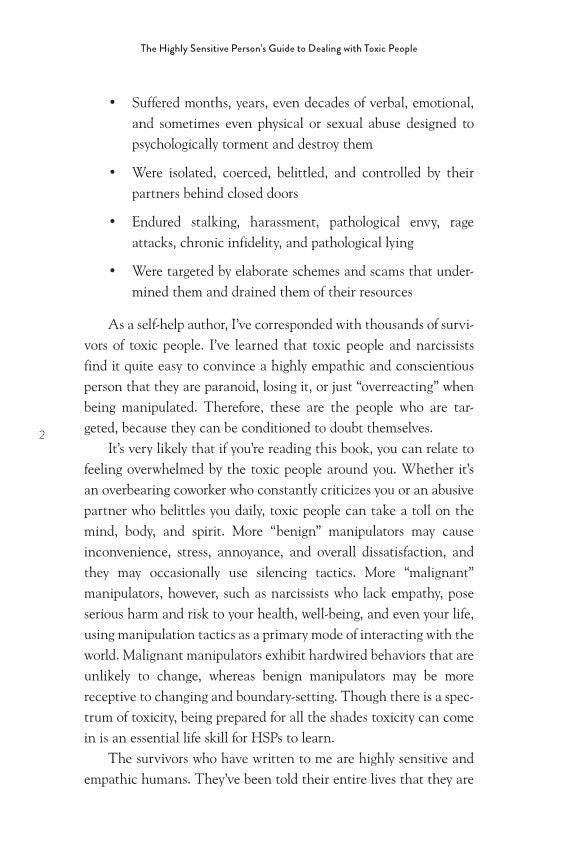 The Highly Sensitive Person's Guide to Dealing with Toxic People: How to Reclaim Your Power from Narcissists and Other Manipulators
