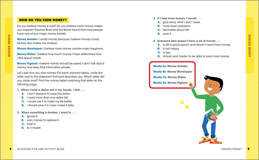 Investing for Kids Activity Book: 65 Activities about Saving, Investing, and Growing Your Money