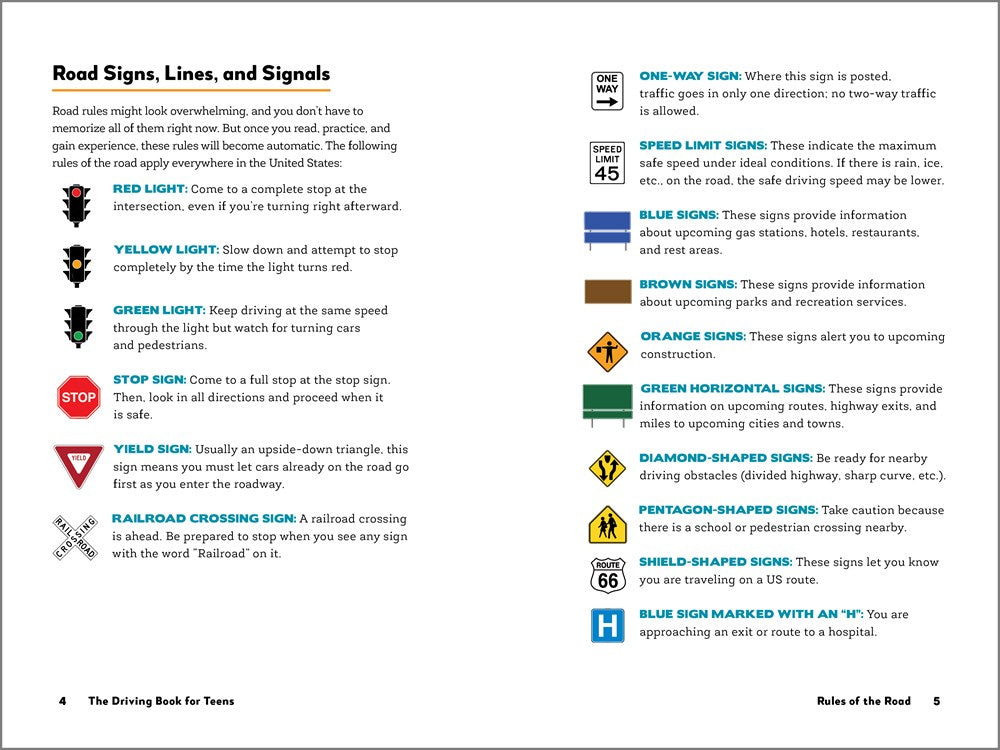 The Driving Book for Teens: A Beginner's Guide to Becoming a Safe, Smart, and Skilled Driver