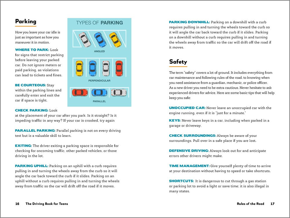 The Driving Book for Teens: A Beginner's Guide to Becoming a Safe, Smart, and Skilled Driver