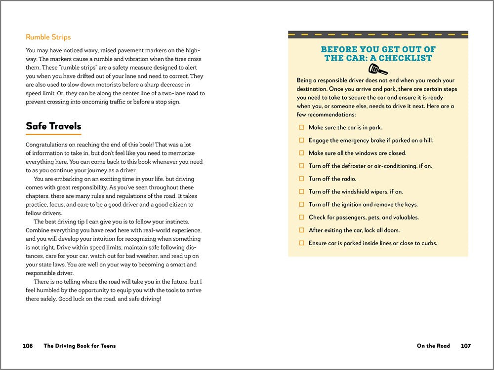 The Driving Book for Teens: A Beginner's Guide to Becoming a Safe, Smart, and Skilled Driver