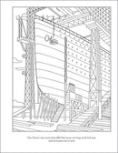 Titanic Coloring Book for Kids: 30 Coloring Activities to Learn About the Titanic