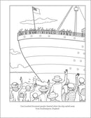 Titanic Coloring Book for Kids: 30 Coloring Activities to Learn About the Titanic