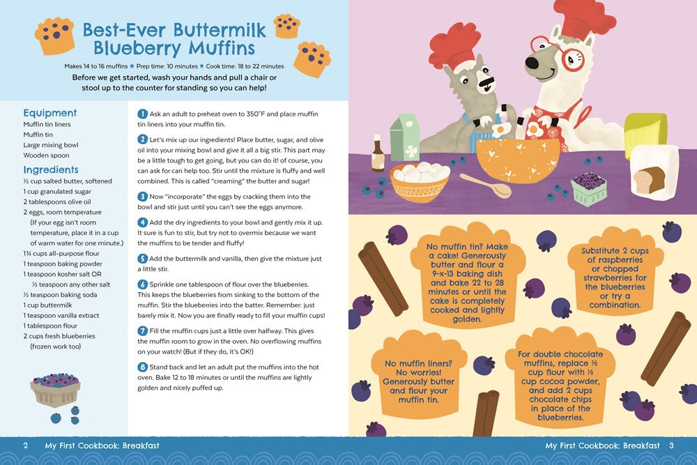 My Very First Cookbook: Joyful Recipes to Make Together! A Cookbook for Kids and Families with Fun and Easy Recipes for Breakfast, Lunch, Dinner, Snacks, and More (Little Chef)