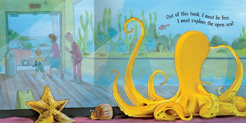 Inky the Octopus: The Official Story of One Brave Octopus' Daring Escape (Includes Marine Biology Facts for Fun Early Learning!)