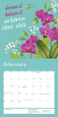 2023 She Believed She Could So She F*cking Did Wall Calendar