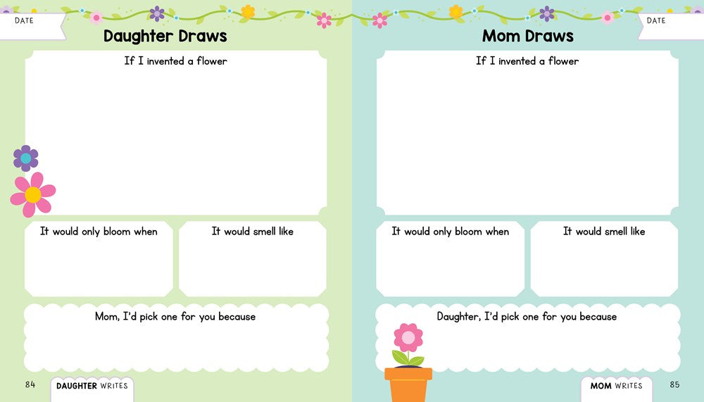 My First Mom and Daughter Journal: An activity book for girls and moms together