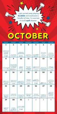 2023 Dad Jokes Wall Calendar