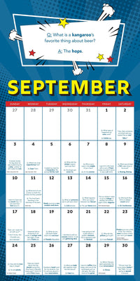 2023 Dad Jokes Wall Calendar