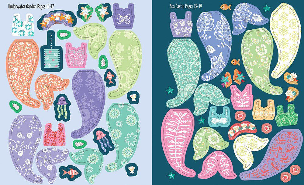 My Sticker Dress-Up: Mermaids: Reusable Sticker Activity Book for Endless Creative Play!